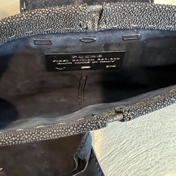 VBH Vernon Bruce Hoeksema "POCHE" STINGRAY CROCODILE CLUTCH PURSE *280/300* - Picture 6 of 6